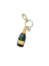 Load image into Gallery viewer, Hand-painted Champagne Bag Charm + Keychain | Eco-Friendly