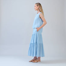 Load image into Gallery viewer, Soft Cotton - Back Pleat Henley Tank