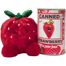 Load image into Gallery viewer, Canned Strawberry | Stuffed Animal Plush w/Funny Jokes |Gift