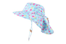 Load image into Gallery viewer, Sun Hat with Neck Cape - Butterfly