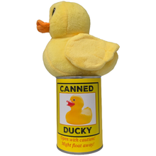 Load image into Gallery viewer, Canned Ducky | Plush Rubber Ducky Stuffed Animal | Gift
