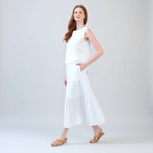 Load image into Gallery viewer, Soft Cotton - Double Tiered Maxi Skirt
