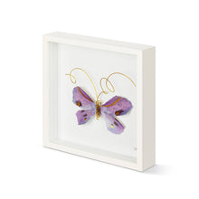 Load image into Gallery viewer, Purple Butterfly Wall Art - 10"sq