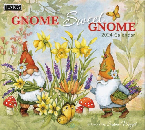 Gnome Sweet Gnome 2024 Wall Calendar