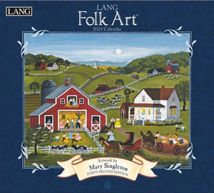 Lang Folk Art 2024 Wall Calendar