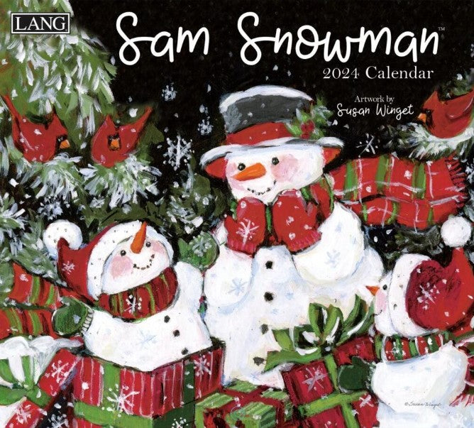 Sam Snowman 2024 Wall Calendar