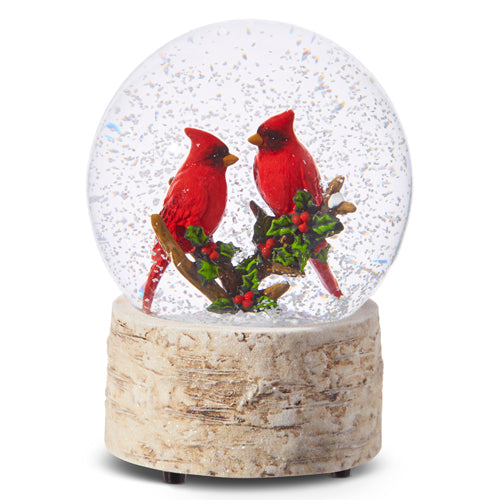 Cardinal Musical Water Globe