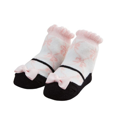 Mary Jane Pink Bow Socks