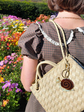 Load image into Gallery viewer, Hand-painted Snail Bag Charm + Keychain
