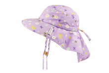 Load image into Gallery viewer, Sun Hat with Neck Cape - Daisy