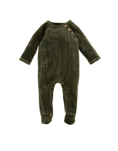 Olive Velour Sleeper