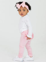 Load image into Gallery viewer, Baby Ruched Bow Leggings