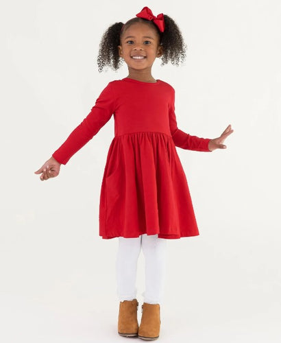 Long Sleeve Twirl Dress