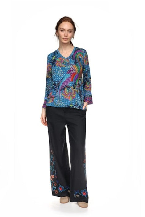The Janie Favorite V-Neck Kimono Sleeve Tee