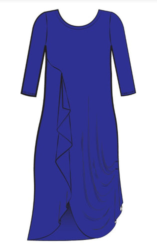 Drama Dress 3/4 Sleeve
