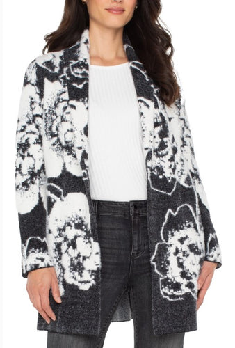 Open Front Coatigan Sweater