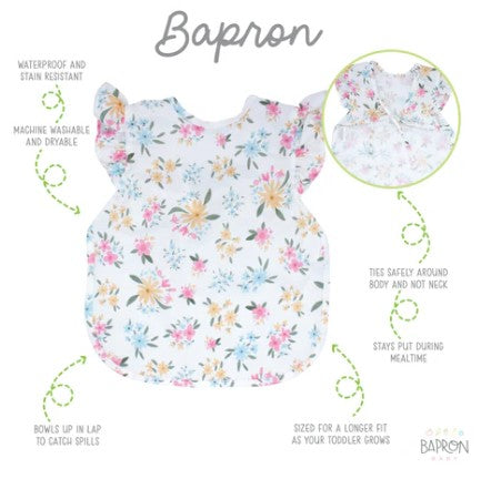 Pastel Floral Flutter Bapron