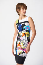 Load image into Gallery viewer, Abstract Print Silky Knit Sheath Dress
