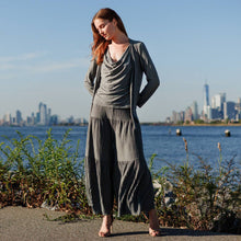 Load image into Gallery viewer, Soft Pleat Knit - 2pc Cardigan &amp; Cowl Tank Twinset