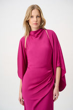 Load image into Gallery viewer, Satin Dolman Sleeve Cover-Up Women's | Joseph Ribkoff