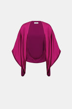 Load image into Gallery viewer, Satin Dolman Sleeve Cover-Up Women's | Joseph Ribkoff