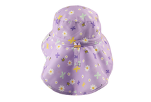 Load image into Gallery viewer, Sun Hat with Neck Cape - Daisy