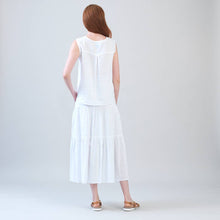 Load image into Gallery viewer, Soft Cotton - Back Pleat Henley Tank
