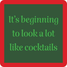 Load image into Gallery viewer, COASTER Cocktail Christmas | Funny Gift | Home Bar Decor