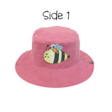 Load image into Gallery viewer, Reversible Mixed Sun Hat - Bees