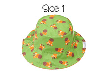 Load image into Gallery viewer, Reversible Patterned Sun Hat - Giraffe/Zebra
