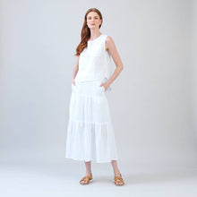 Load image into Gallery viewer, Soft Cotton - Double Tiered Maxi Skirt
