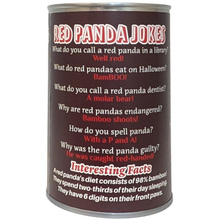 Load image into Gallery viewer, Canned Red Panda | Stuffed Animal Zoo Plush | Funny Jokes