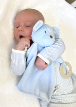 Load image into Gallery viewer, Barrett the Blue Bear Teether Blankie