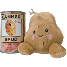 Load image into Gallery viewer, Canned Spud | Stuffed Animal Plush w/Funny Jokes | Potato