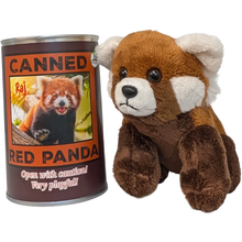 Load image into Gallery viewer, Canned Red Panda | Stuffed Animal Zoo Plush | Funny Jokes