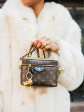 Load image into Gallery viewer, Hand-painted Espresso Martini Bag Charm + Keychain | Eco-Friendly
