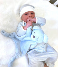 Load image into Gallery viewer, Barrett the Blue Bear Teether Blankie