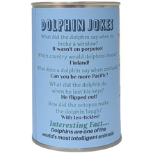 Load image into Gallery viewer, Flip the Canned Dolphin | Stuffed Animal Plush w/Jokes |Gift