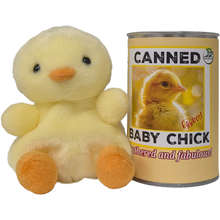 Load image into Gallery viewer, Canned Baby Chick | Easter Gift | Plush in Can w/Jokes
