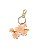 Load image into Gallery viewer, Hand-painted Cherry Blossom Bag Charm &amp; Keychain | Eco