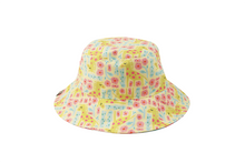 Load image into Gallery viewer, Reversible Patterned Sun Hat - Unicorn/Giraffe