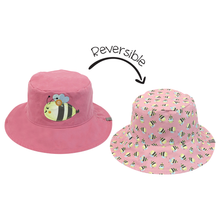 Load image into Gallery viewer, Reversible Mixed Sun Hat - Bees