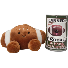 Load image into Gallery viewer, Canned Football | Stuffed Sports Plush in a Can w/Jokes