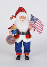 Load image into Gallery viewer, Stars &amp; Stripes Santa