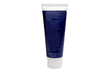 Load image into Gallery viewer, Back label of a tube of Sore Muscle Jelly Sport, 3.4 oz packaging, with a blue label and white tube.