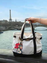 Load image into Gallery viewer, Hand-painted Cherry Tomatoes Bag Charm + Keychain | Eco-Friendly