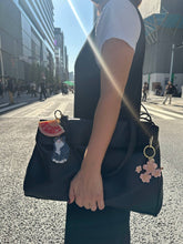 Load image into Gallery viewer, Hand-painted Cherry Blossom Bag Charm &amp; Keychain | Eco