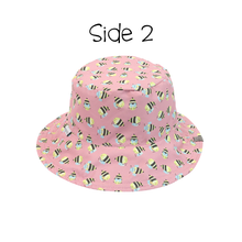Load image into Gallery viewer, Reversible Mixed Sun Hat - Bees