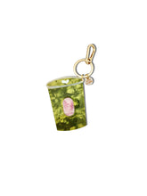 Load image into Gallery viewer, Hand-painted Matcha Bag Charm + Keychain