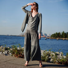 Load image into Gallery viewer, Soft Pleat Knit - 2pc Cardigan &amp; Cowl Tank Twinset